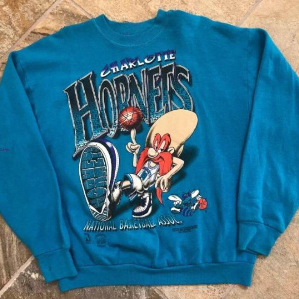 Yosemite Sam Charlotte Hornets Basketball Crewneck Sweatshirt Shirt